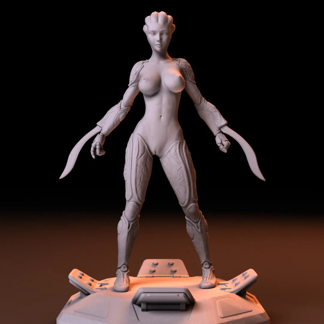 NSFW Resin Miniature Asari Girl