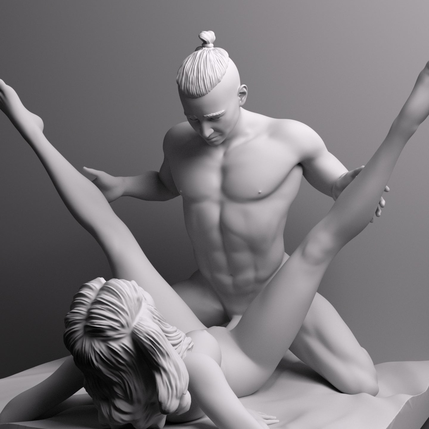 NSFW Resin Miniature Couple in pleasure