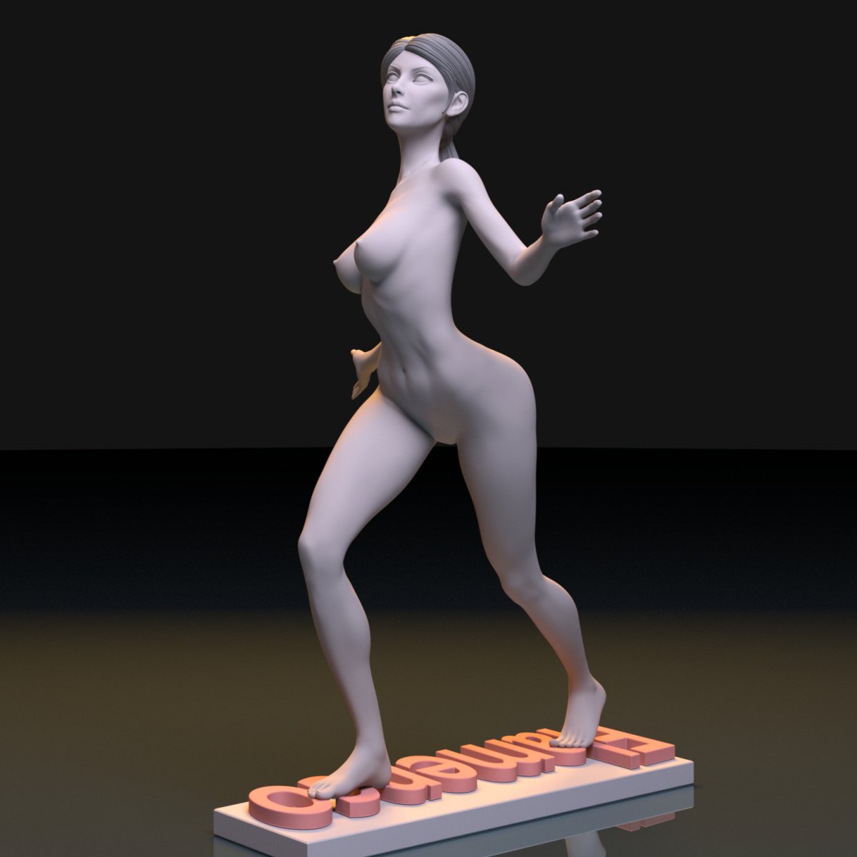 Bailarina de flamenco desnuda NSFW figura impresa en 3D Kit de modelis –  ThreeDTreasury Resin Miniatures