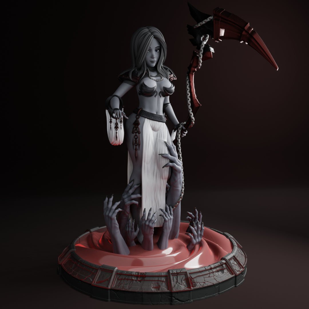 Hollow Reaper 3d Printed miniature FanArt by QB works Scaled Collectab –  ThreeDTreasury Resin Miniatures