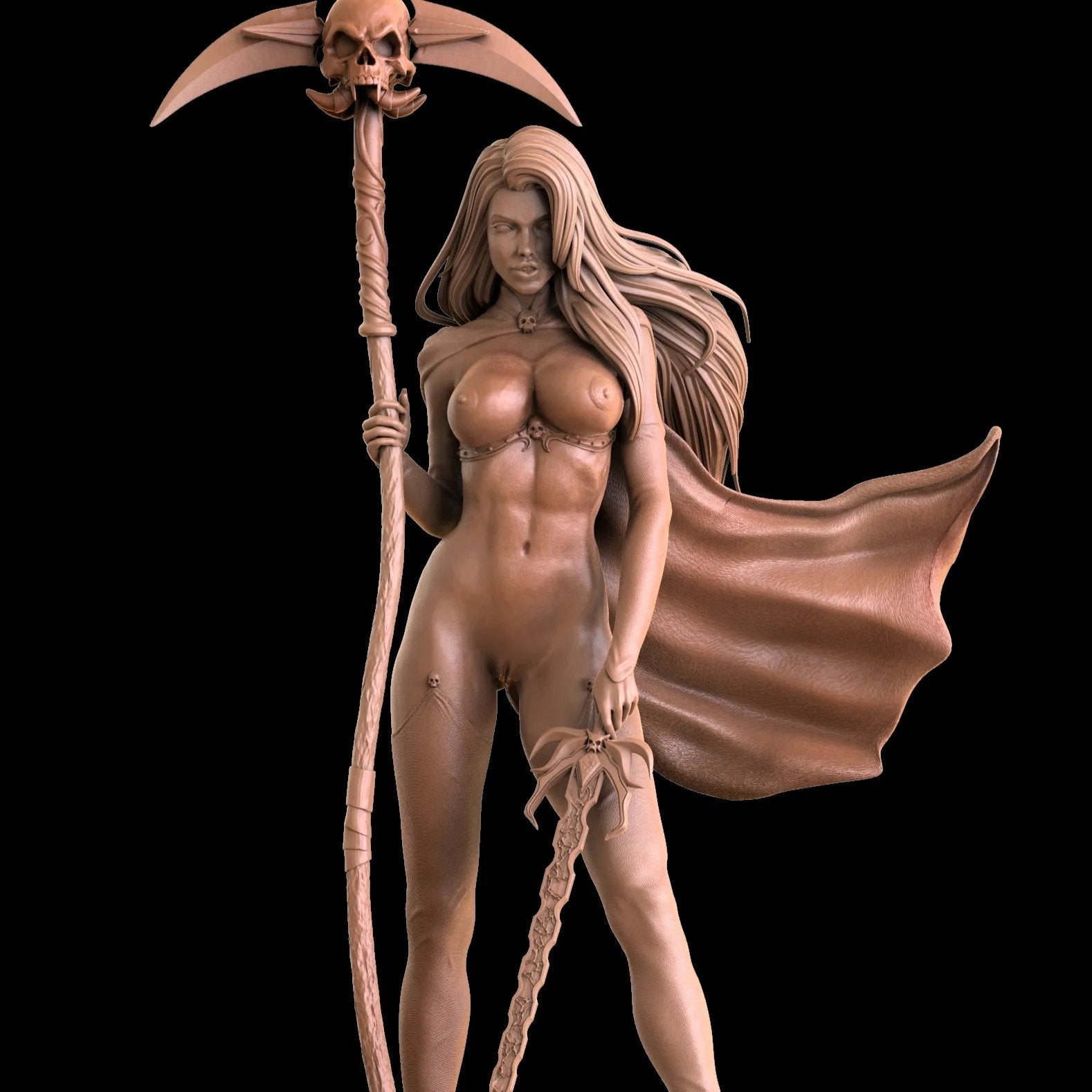 Lady Death NSFW 3D Printed Miniature Fanart