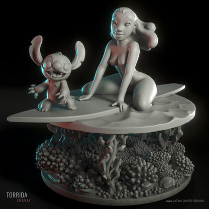 Nani Pelekai Mature Resin miniature FanArt by Torrida Figurines
