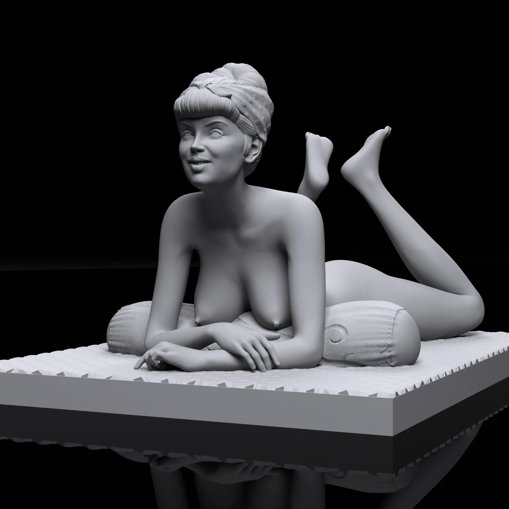 NSFW Figure Resin : Retro Girl | Naked | Nude – ThreeDTreasury Resin  Miniatures