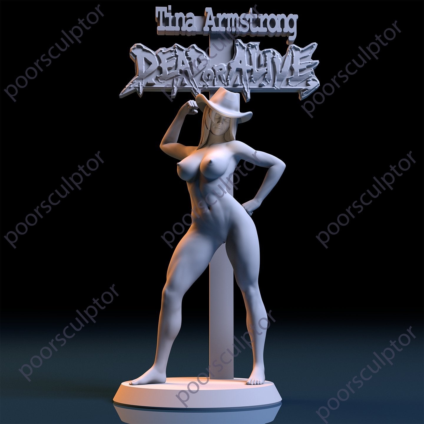 NSFW Resin Miniature: Tina Armstrong Fanart Unpainted Miniature: | Naked |  Nude – ThreeDTreasury Resin Miniatures