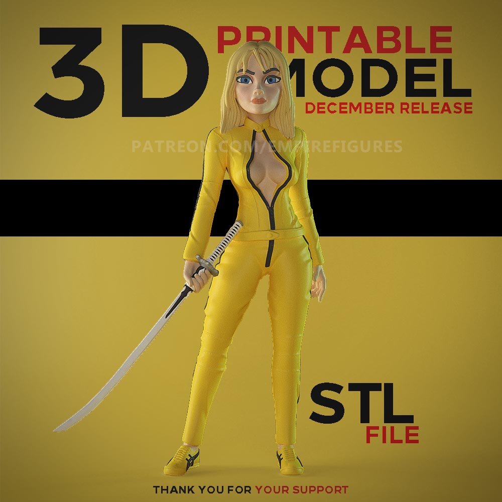 Wednesday 3D Printed Figurine DIY Unpainted – ThreeDTreasury Resin  Miniatures
