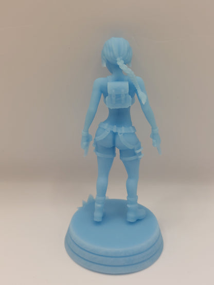 Lara Croft 3D Printed NSFW Figurine Collectable Fun Art Unpainted by EmpireFigures