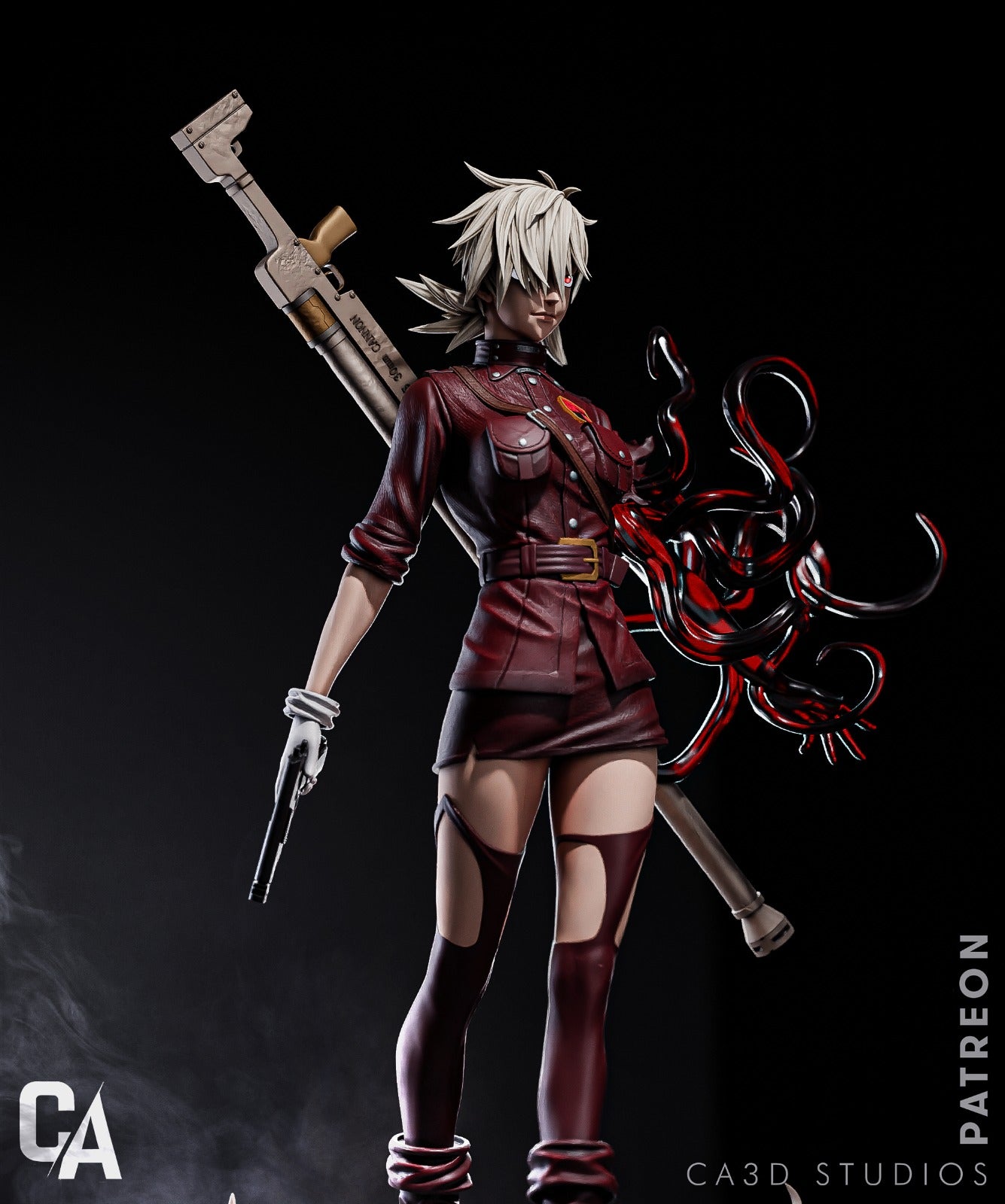 Seras Victoria Anime 3d printed Model Scaled Statue by CA3D