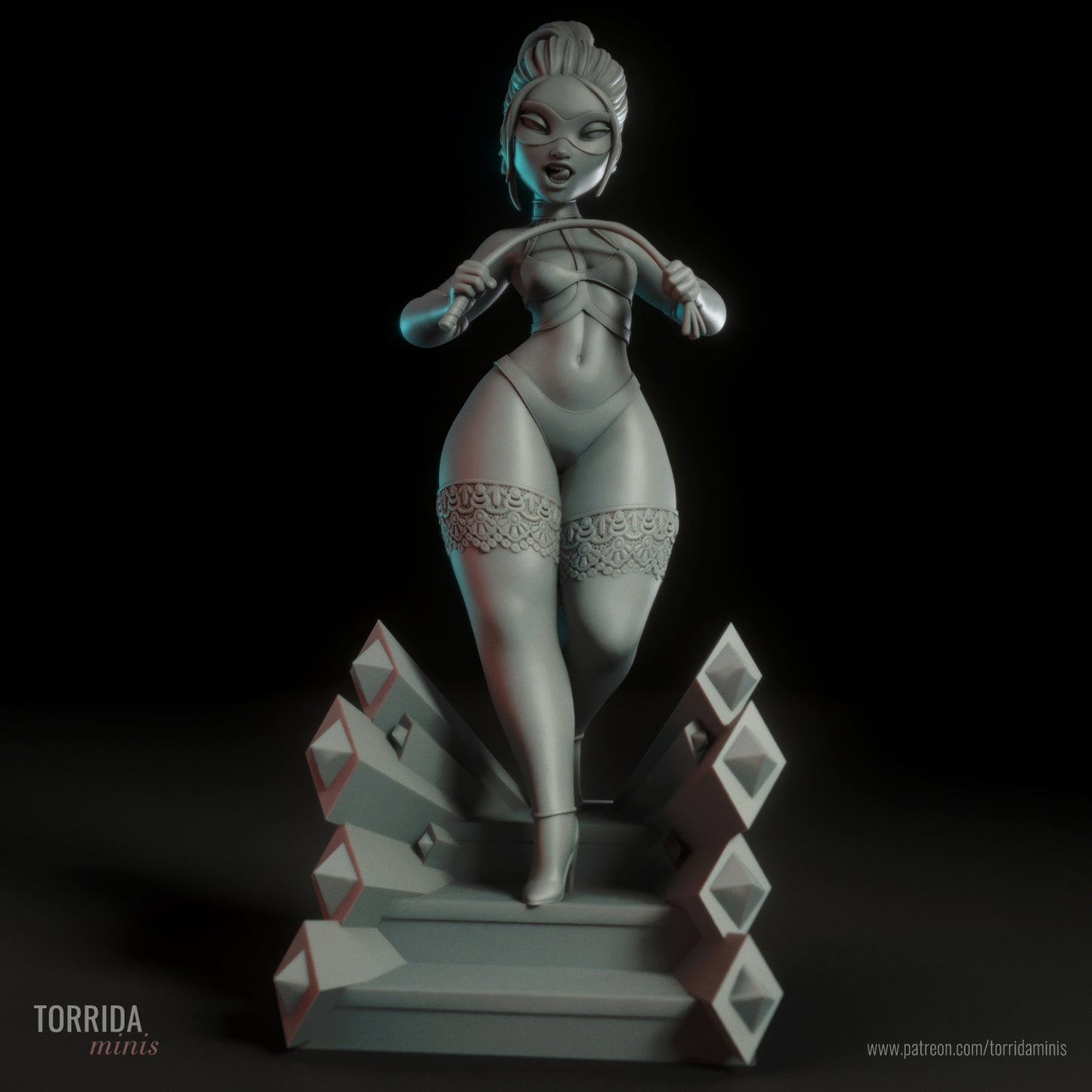 Auntie 3d Printed miniature FanArt by Torrida Minis Scaled Collectables Statues & Figurines