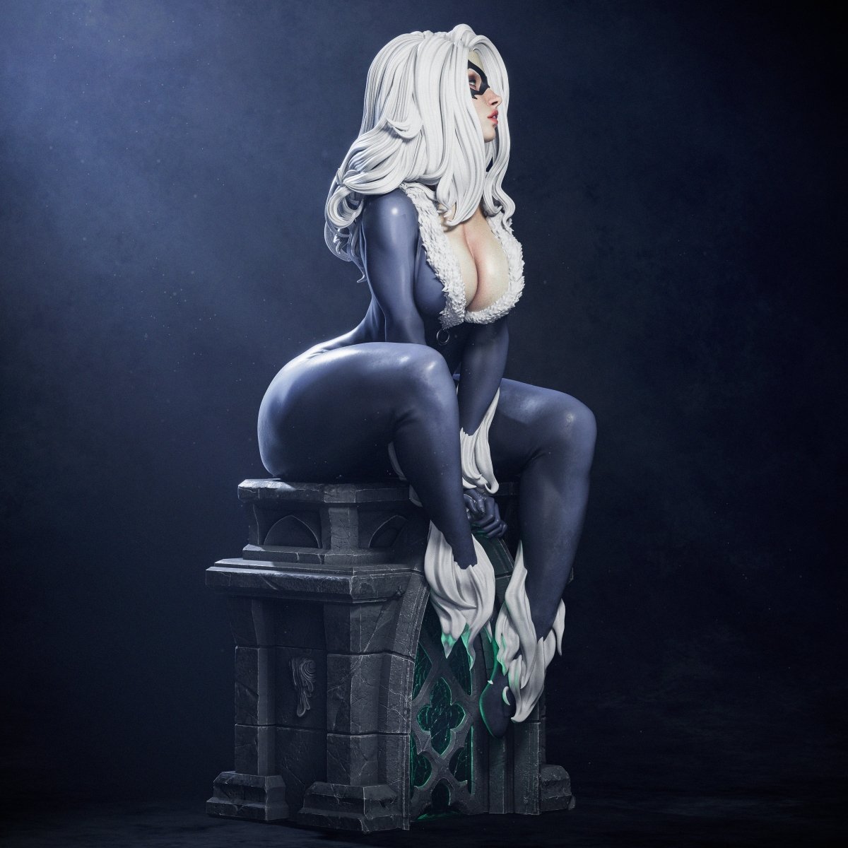 Black Cat High-Detail Resin Miniatures Collectible