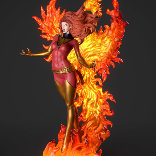Jean Grey High-Detail Resin Statue Collectible