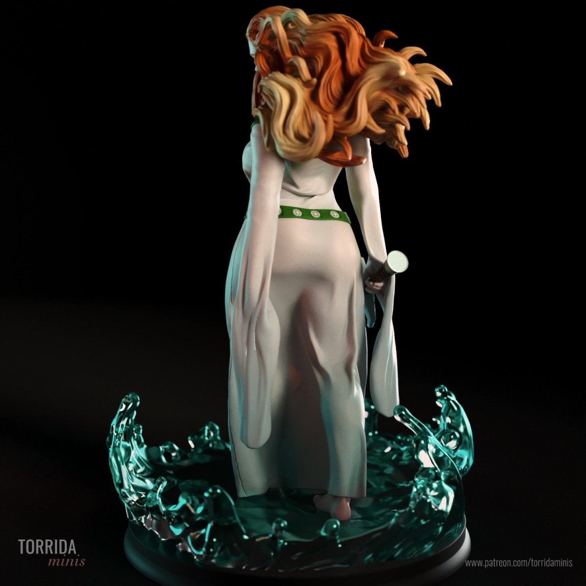 Lady of the lake 3d Printed Resin Figurine