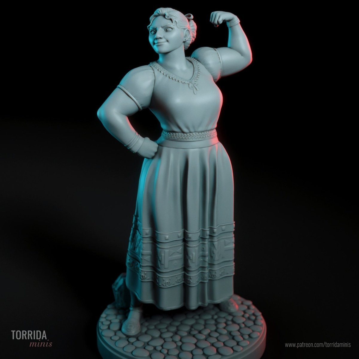 Luisa 3D Printed Resin miniature