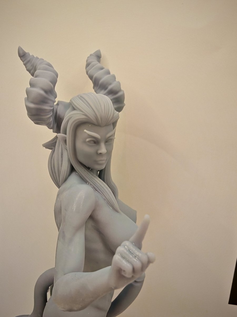 NSFW Resin Miniature Draenei FUTA NSFW 3D Printed Figurine Fanart Unpainted Miniature