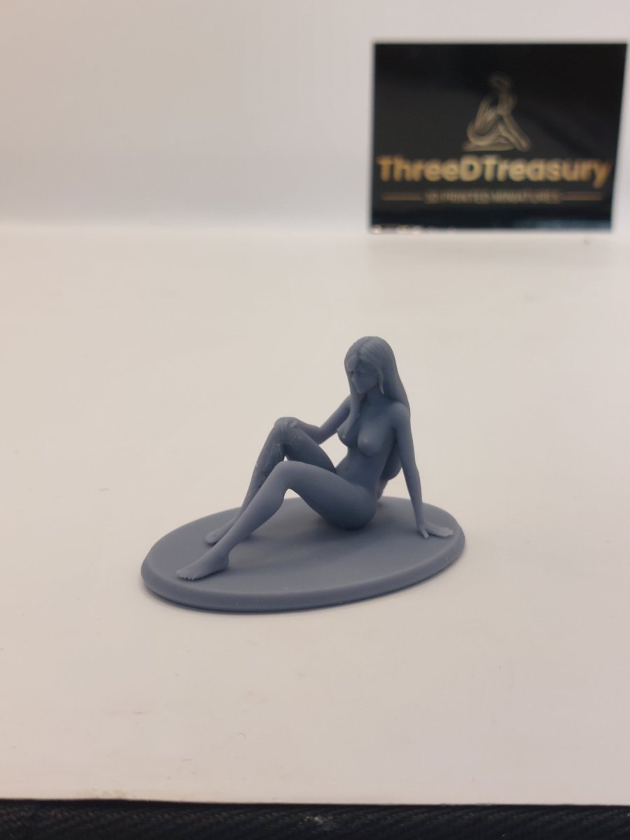NSFW Resin Miniature Tifa NSFW 3D Printed Figurine Fanart Unpainted Miniature Collectibles
