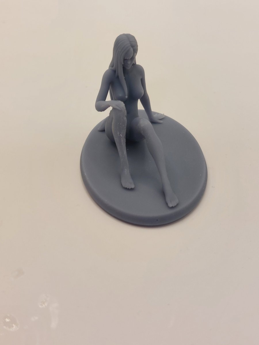 NSFW Resin Miniature Tifa NSFW 3D Printed Figurine Fanart Unpainted Miniature Collectibles