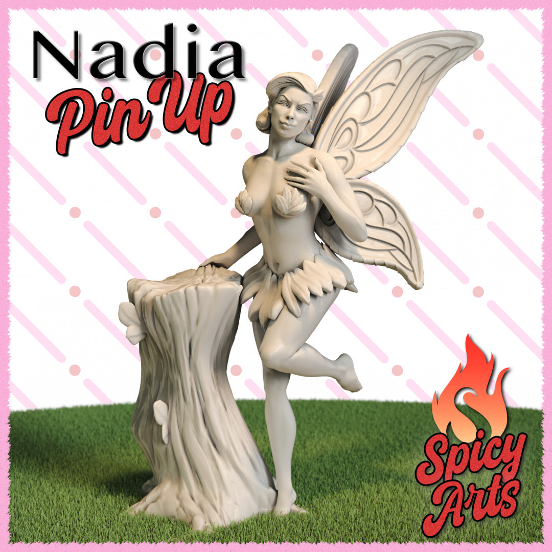 Nadia 2 3d Printed miniature FanArt by Spicy Arts Scaled Collectables Statues & Figurines