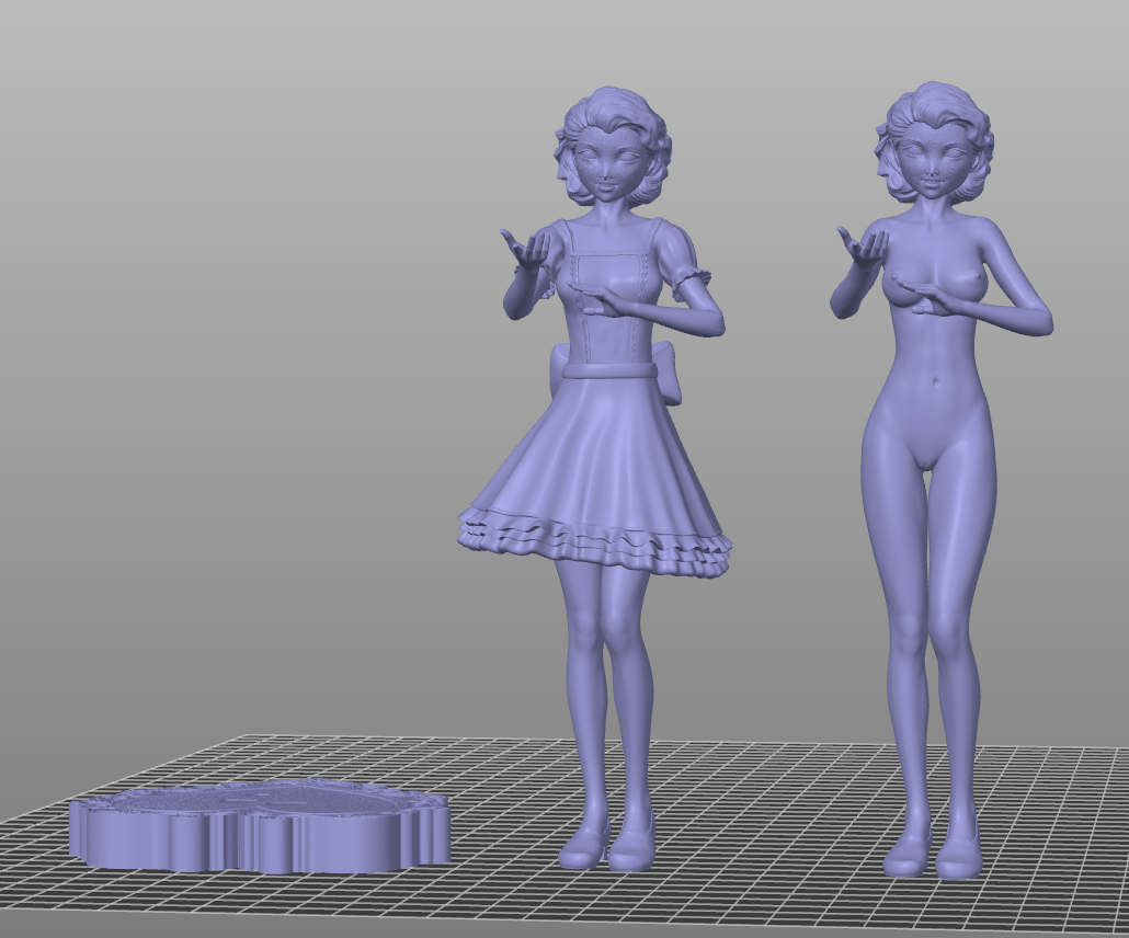 Valentine Dolls NSFW 3D Printed Figurine Fanart Unpainted Miniature