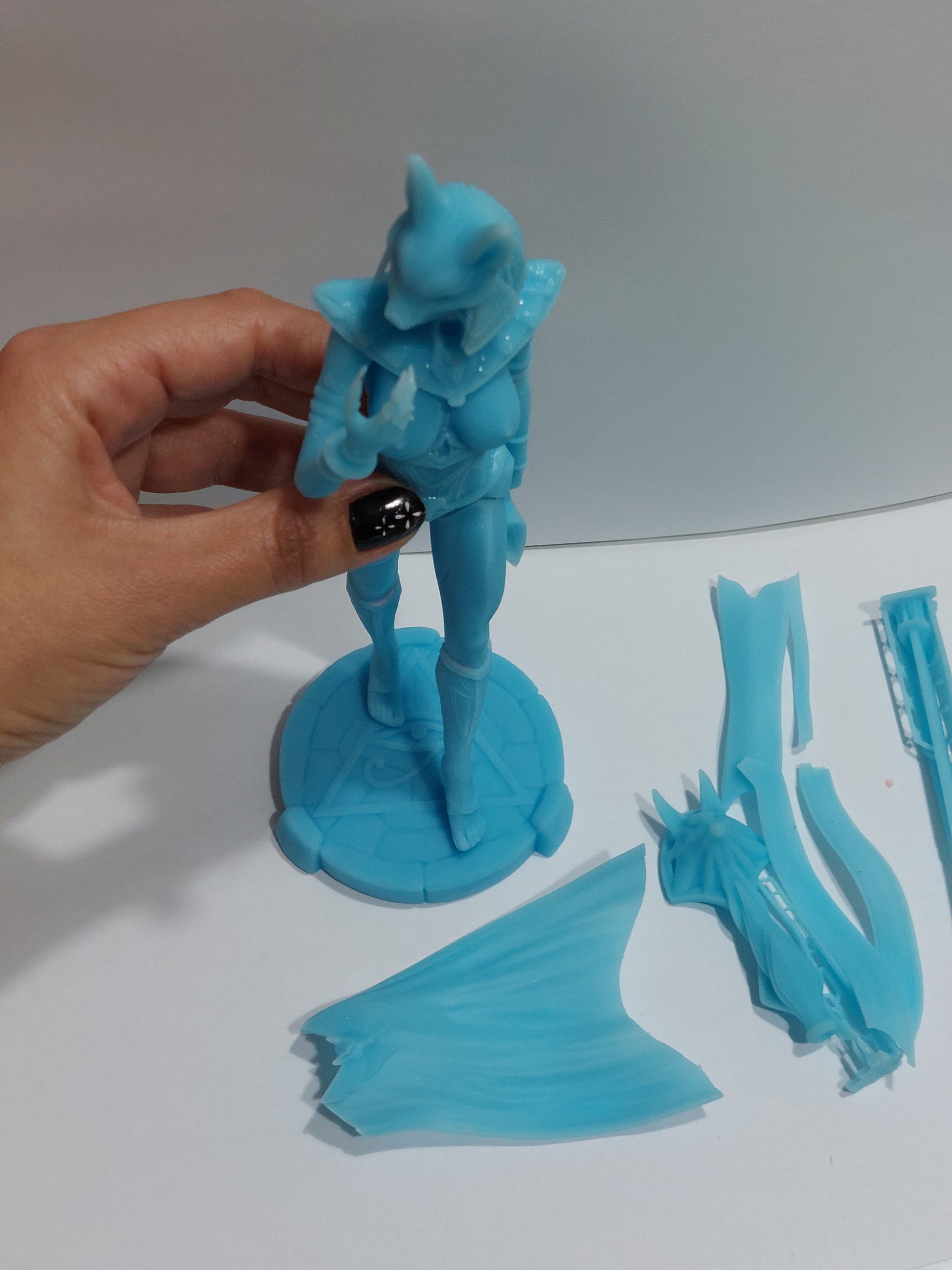 Cleopatra | NSFW 3D Printed | Fun Art | Unpainted | NSFW Version | Figurine | Figure | Miniature | Sexy |