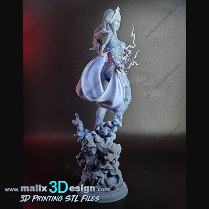STORM 2 3D Printed Resin Figure Model Kit FunArt | Diorama by SANIX3D UNPAINTED GARAGE KIT
