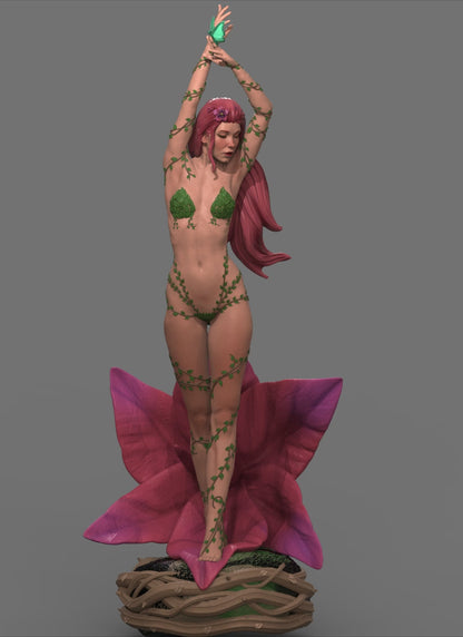 Poison Ivy 3d Printed Miniature by ca_3d_art