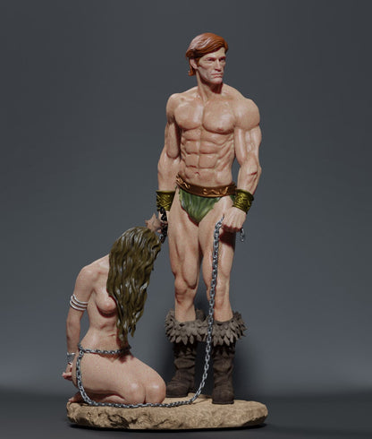 Tarnsman of Gor 3D-gedruckte NSFW-Figur FunArt von ca_3d_art Statuen & Figuren & Sammlerstücke Unbemalt