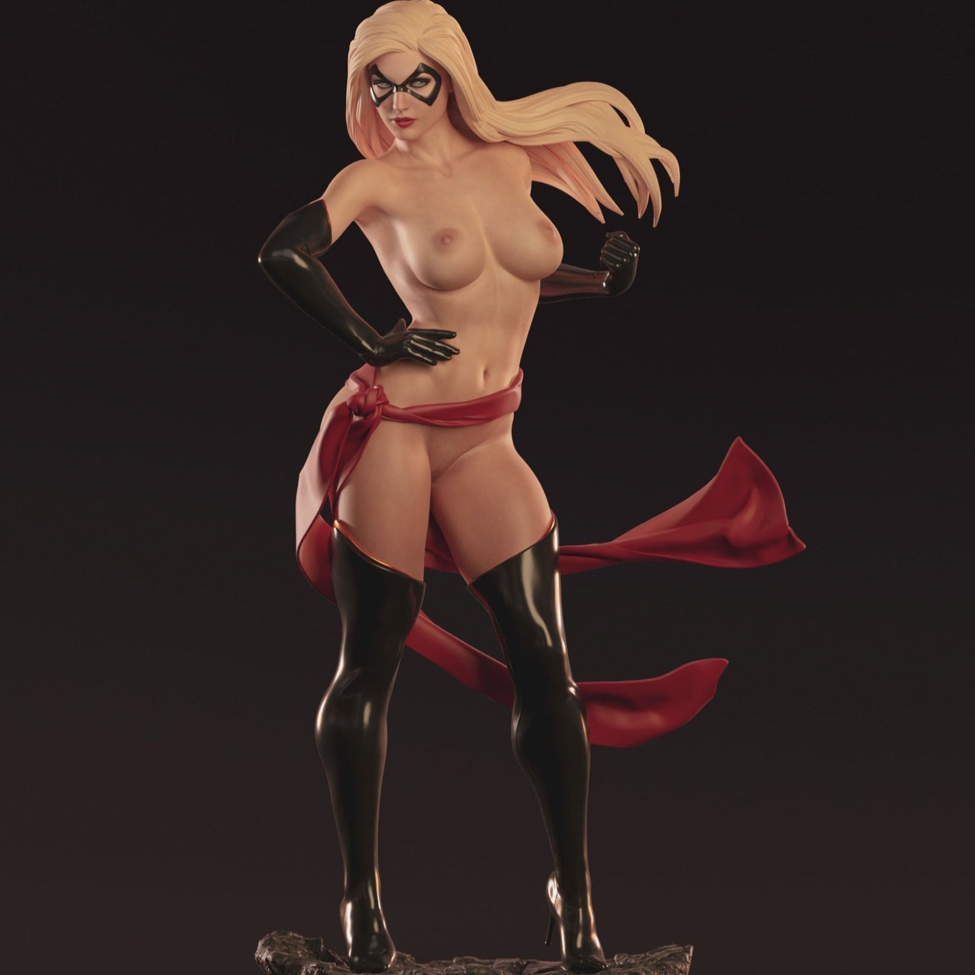Adult Resin Model MS MARVEL FunArt by Abe3d