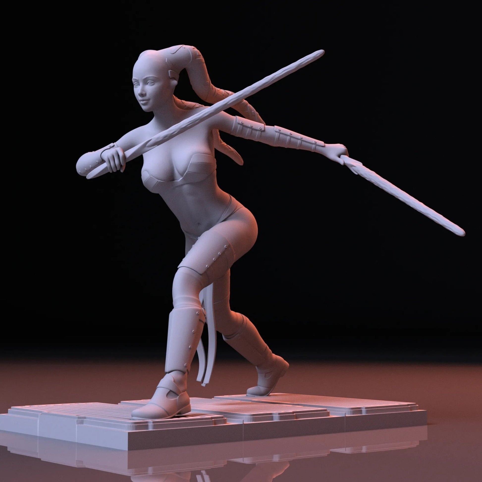 Ahsoka Tano | 3D Printed | Fun Art | Unpainted | Movie | NSFW Version | Figurine | Figure | Miniature | Sexy |