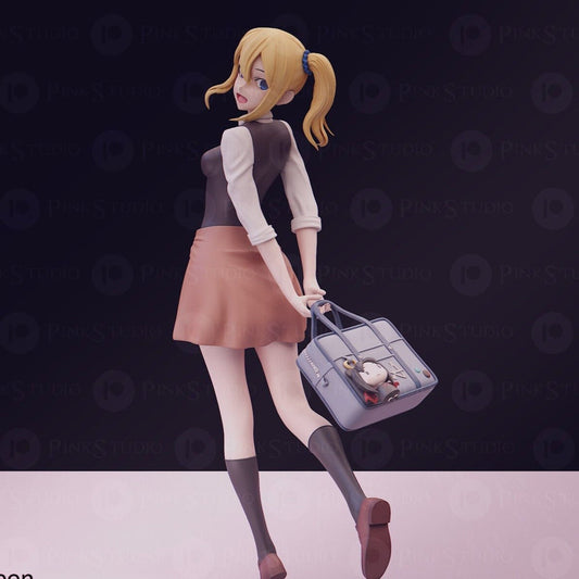 Ai Hayasaka School 3D Printed Anime Miniature Fanart by Pink Studio
