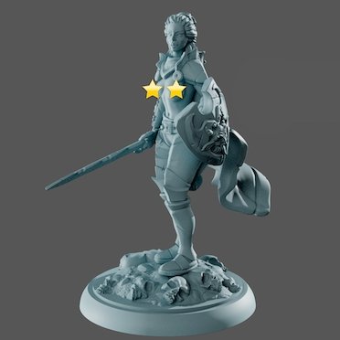 Alessandra NSFW 3d Printed miniature FanArt by Gaia Miniatures Scaled Collectables Statues & Figurines