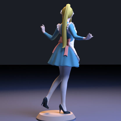 Alice In Wonderland 3D printed hand painted custom figure, A - Inspire  Uplift