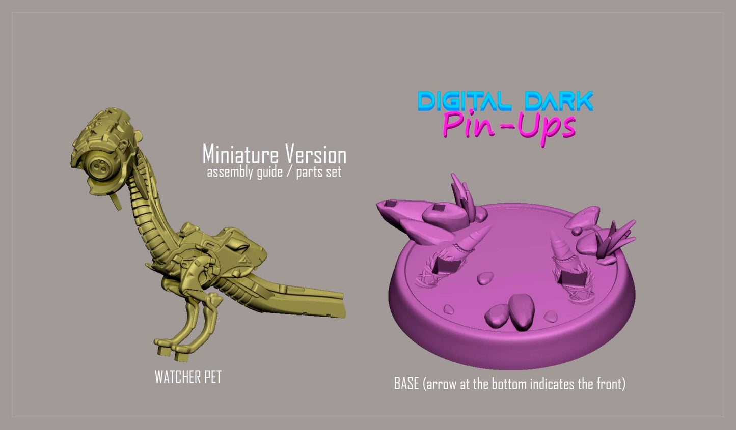 Aloy FUTA MATURE 3D Printed Miniature FunArt by Digital Dark Pin-Ups
