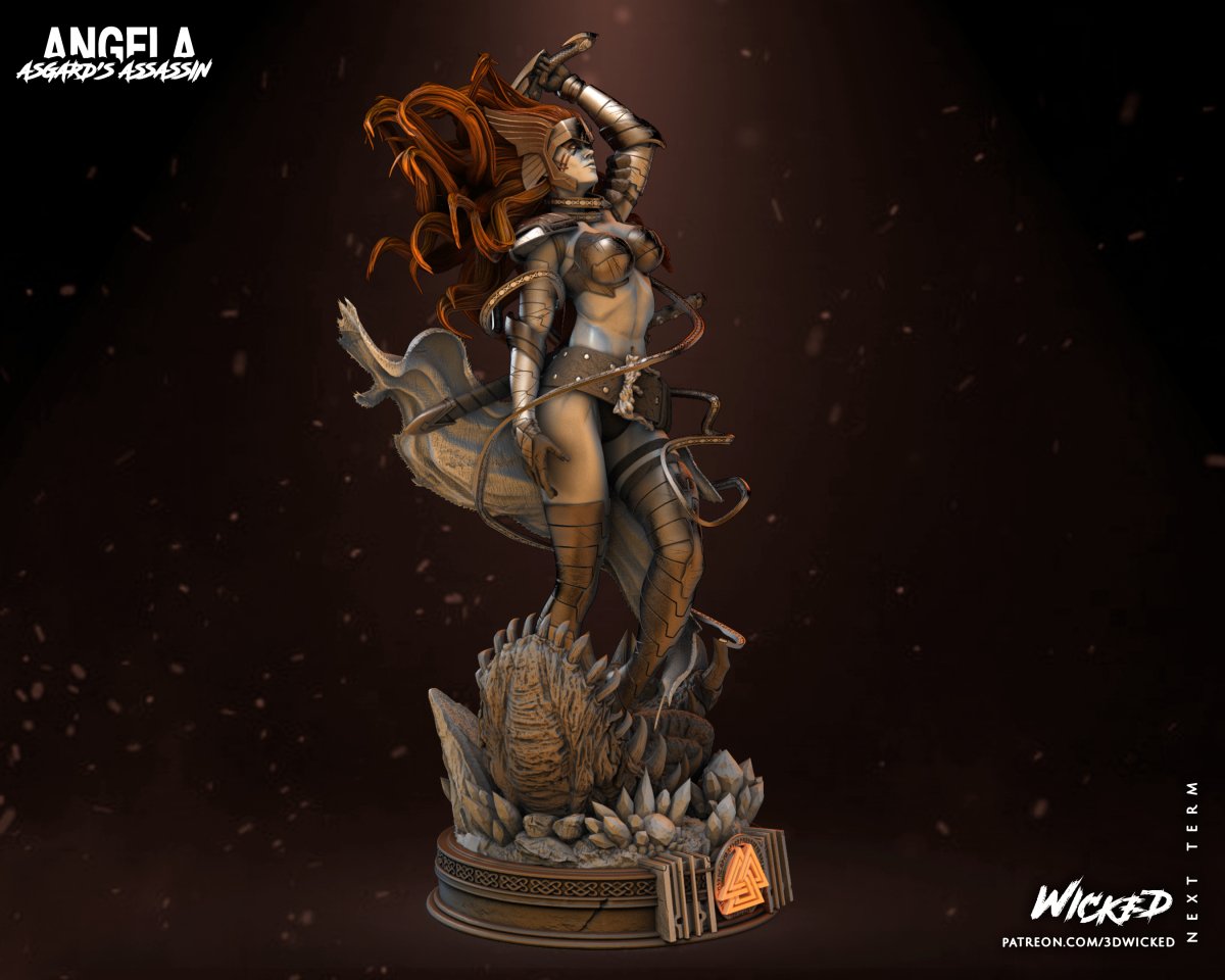 Angela Resin 3D Printed Sculpture Movie Statue FunArt Diorama by Wicked