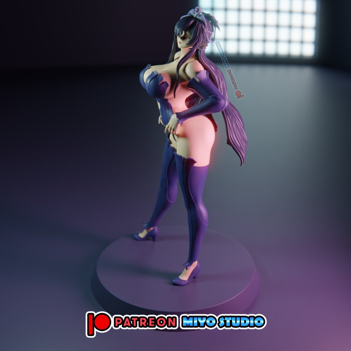 Anime Figure OLGA Resin 3D Printed Fanart DIY Garage Kit , Unpainted , Sexy Miniature , Waifu , Adult Figurine ,