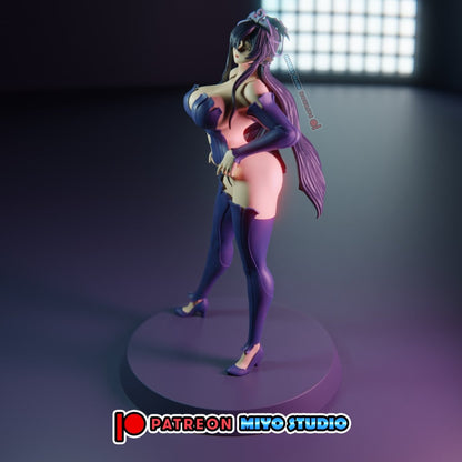 Anime Figure OLGA Resin 3D Printed Fanart DIY Garage Kit , Unpainted , Sexy Miniature , Waifu , Adult Figurine ,
