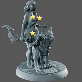 Artemis NSFW 3d Printed miniature FanArt by Gaia Miniatures Scaled Collectables Statues & Figurines