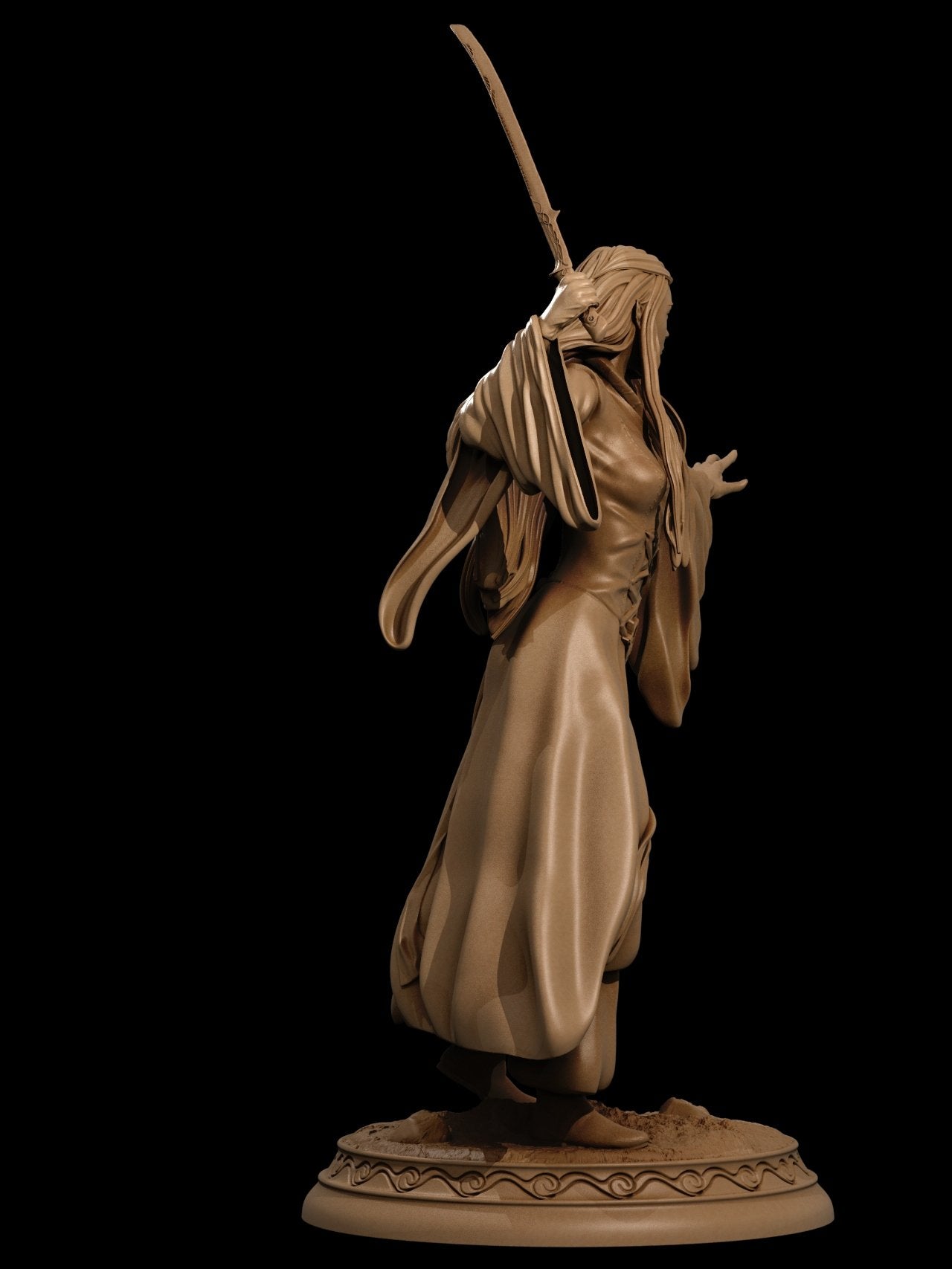 Arwen 3D Printed figurine Fanart by ca_3d_art