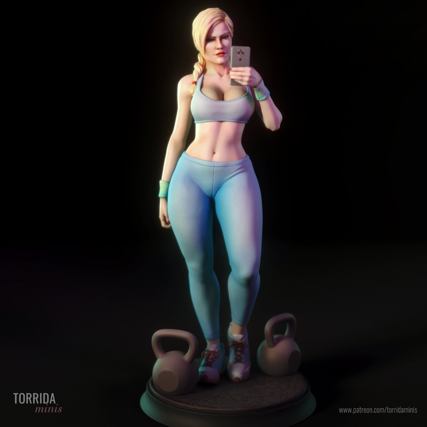 Ashley 3d Printed miniature FanArt by Torrida Statues & Figurines