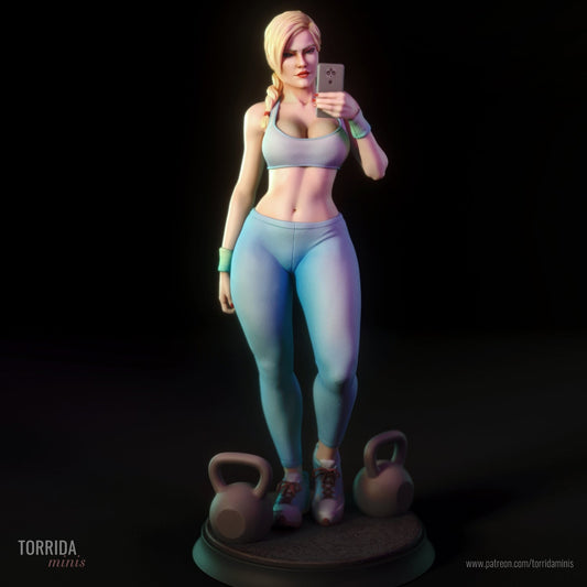 Ashley 3d Printed miniature FanArt by Torrida Statues & Figurines