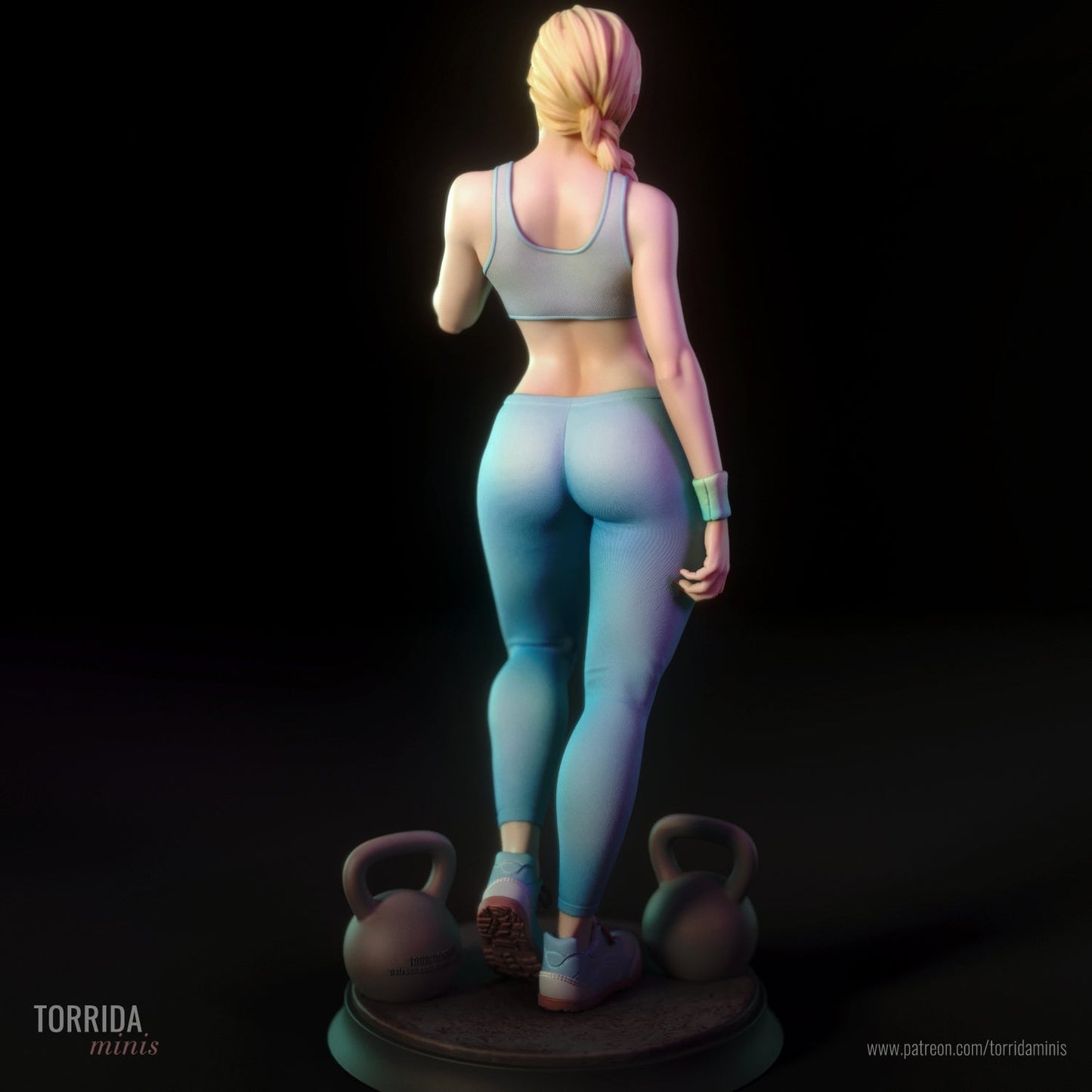 Ashley 3d Printed miniature FanArt by Torrida Statues & Figurines