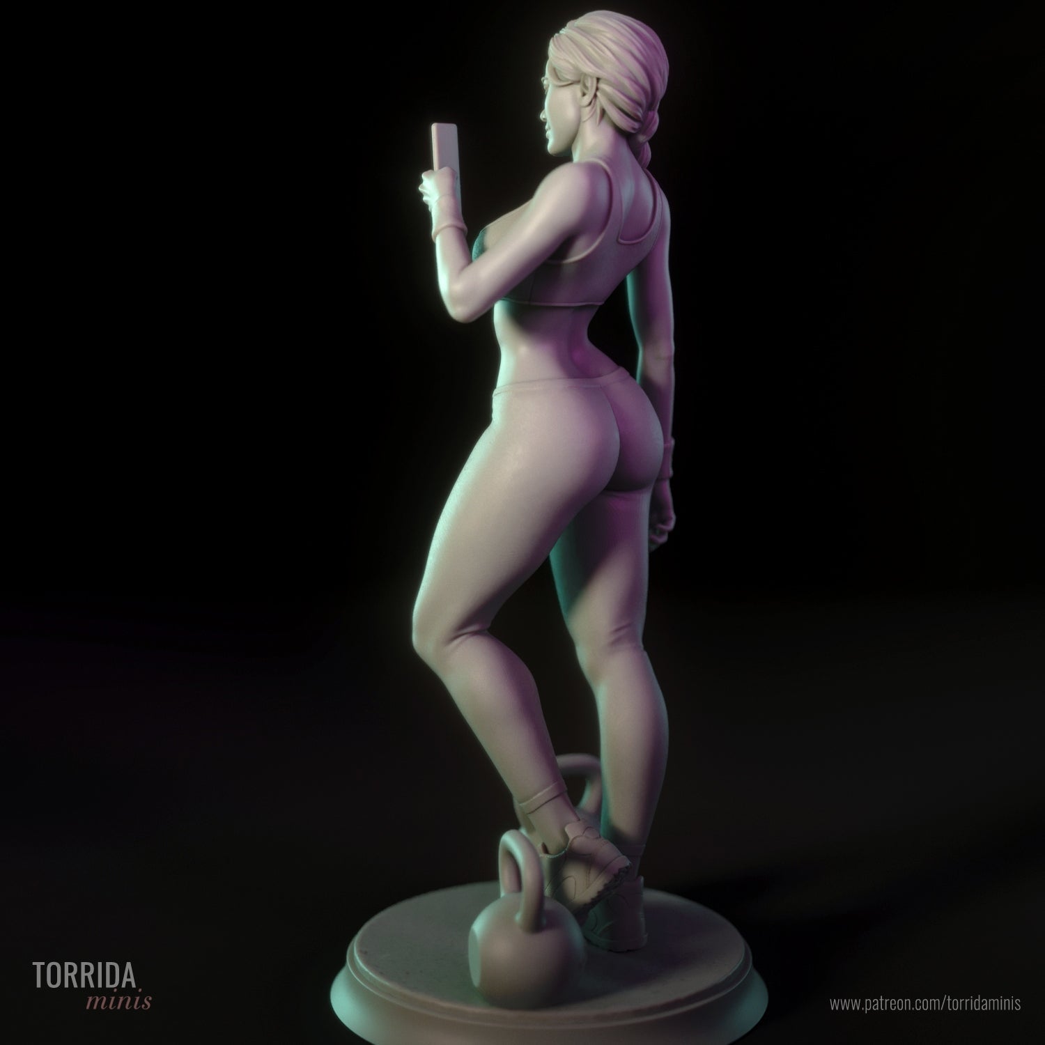 Ashley 3d Printed miniature FanArt by Torrida Statues & Figurines