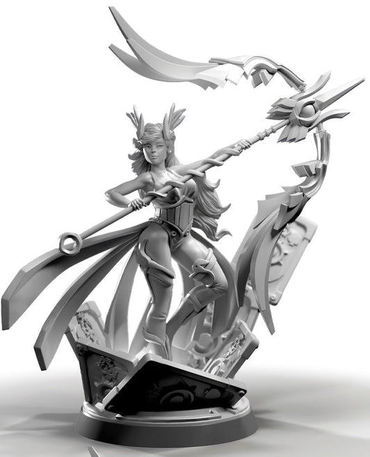 Athena 3d Printed miniature FanArt by Realm of Dreams Miniatures Scaled Collectables Statues & Figurines