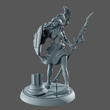 Athene 3d Printed miniature FanArt by Gaia Miniatures Scaled Collectables Statues & Figurines