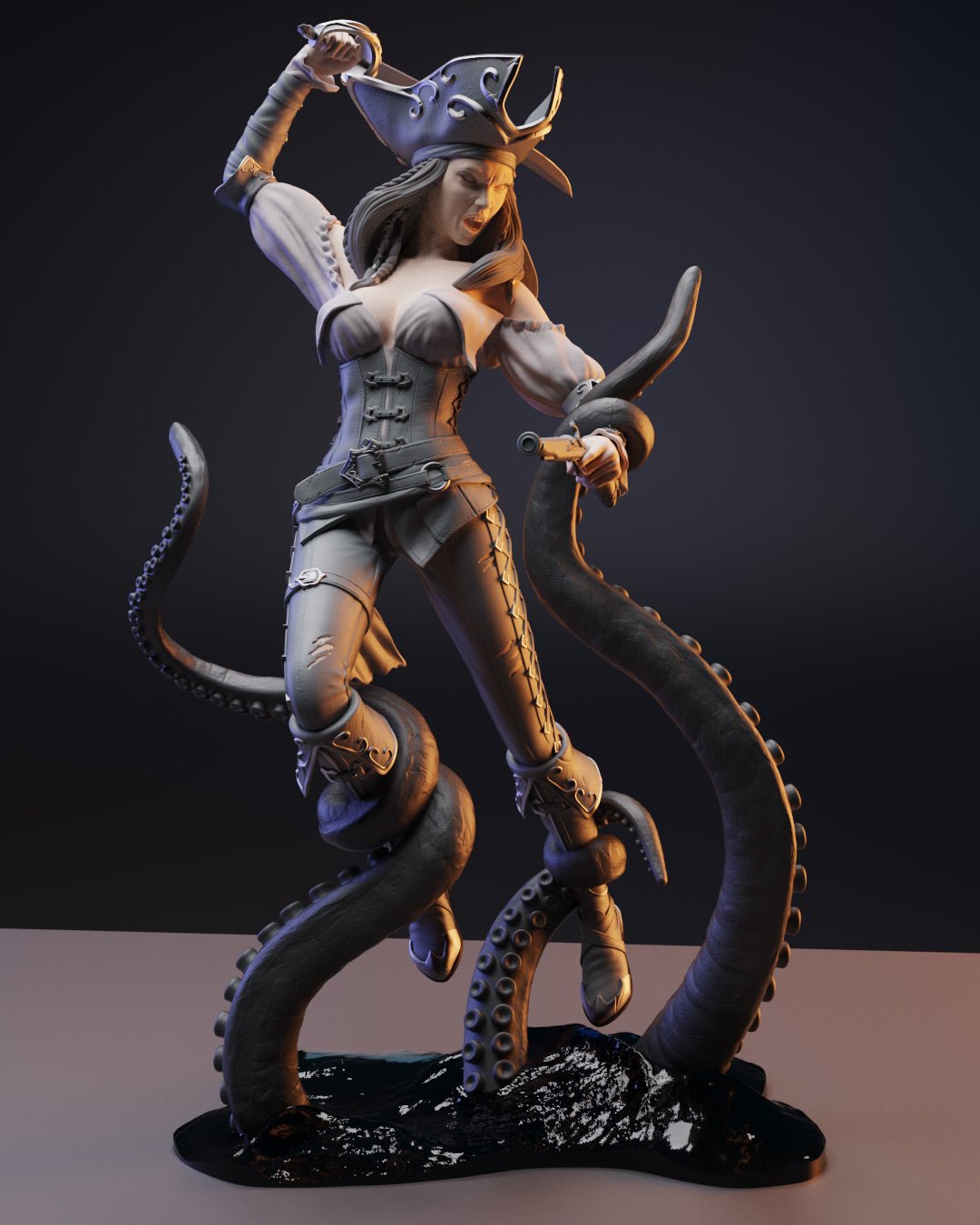 Awilda | 3D Printed | Fun Art | Figurine by Gsculpt Art