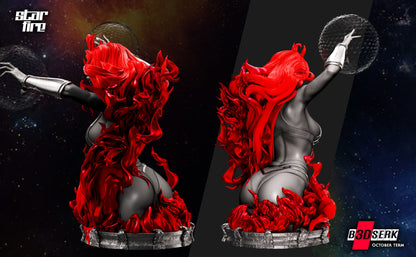 Starfire BUST 3D Printed Figurine FunArt | Diorama by B3DSERK UNPAINTED GARAGE KIT