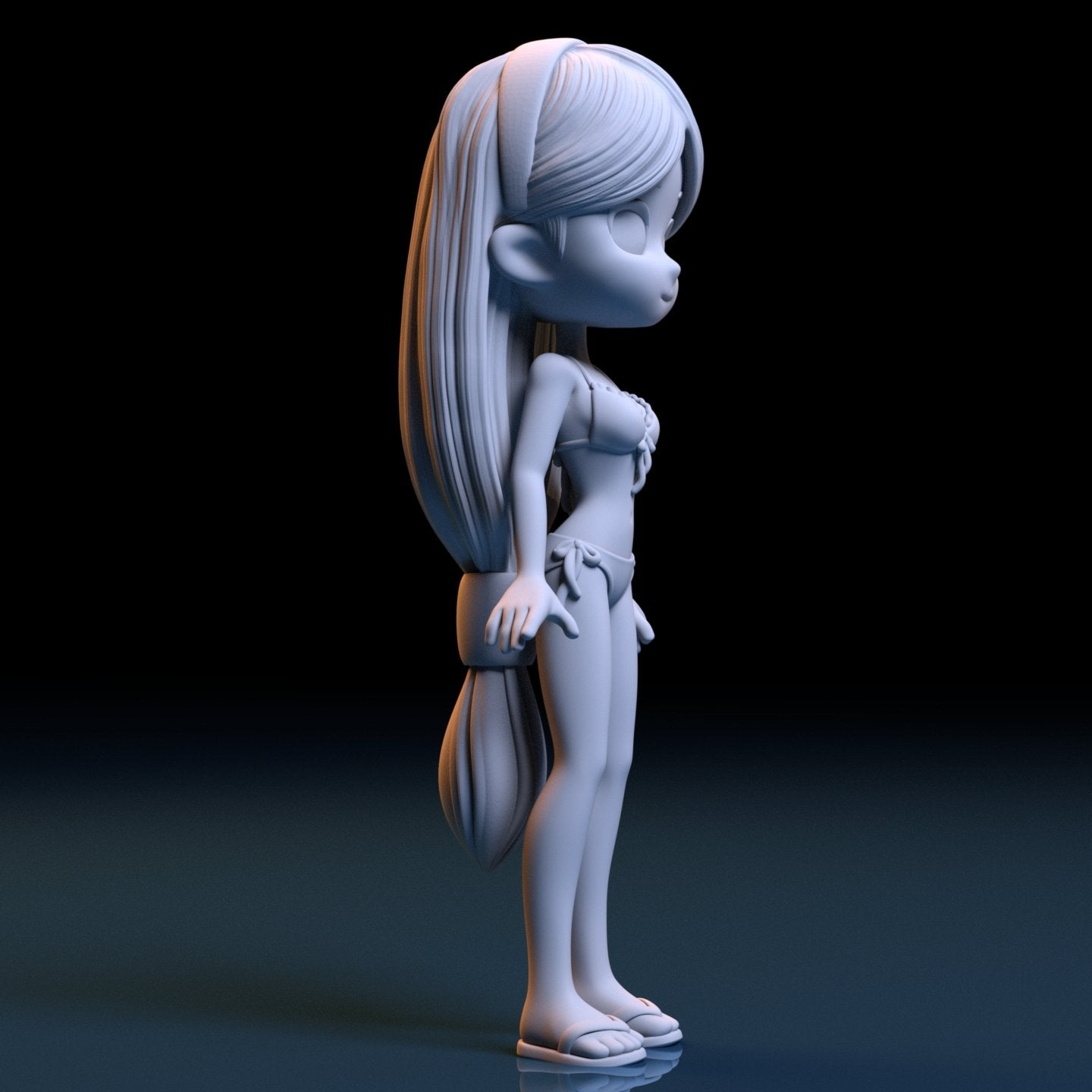 1440px x 1440px - NSFW Resin Miniature: Barbie Doll Fanart Unpainted Miniature: | Naked | Nude  â€“ ThreeDTreasury Resin Miniatures