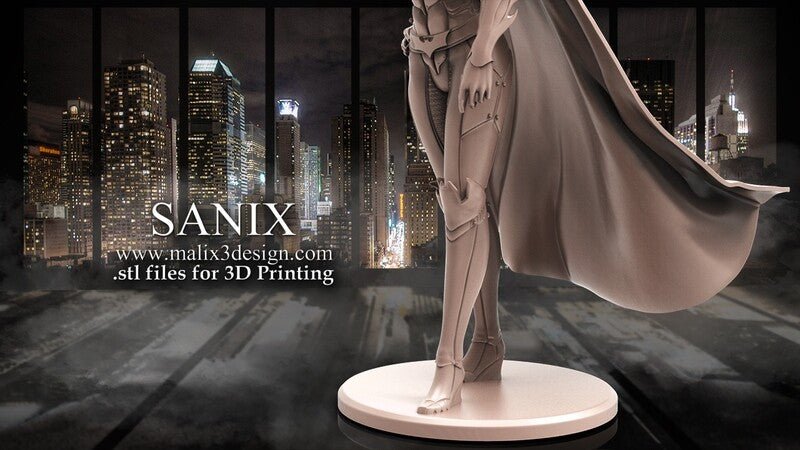 BATGIRL 3D Printed Resin Figure Model Kit FunArt | Diorama by SANIX3D UNPAINTED GARAGE KIT