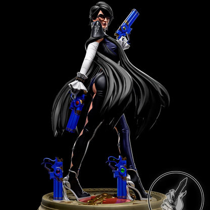 Bayonetta 3D printed miniatures figurines collectibles and scale models UNPAINTED Fun Art by h3LL creator