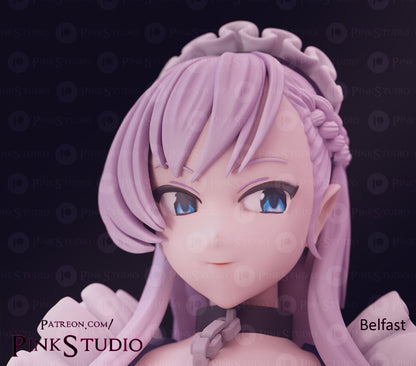 Belfast NSFW 3D Printed Fanart by Pink Studio