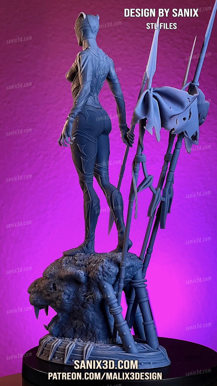 Black Panther 3D Printed Resin Figure Model Kit FunArt | Diorama by SANIX3D UNPAINTED GARAGE KIT
