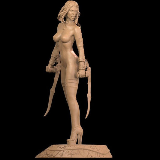 Blood Rayne 3D Printed NSFW Miniature by ca_3d_art Statues Collectible